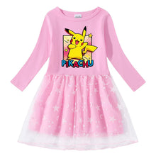 Lade das Bild in den Galerie-Viewer, Pokemon Pikachu Prinzessin Kleid für Kinder