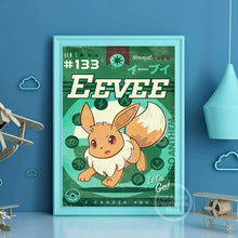 Lade das Bild in den Galerie-Viewer, Vintage Pokémon Canvas Poster – Deine Wand im ultimativen Pokémon-Style