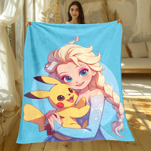 Lade das Bild in den Galerie-Viewer, Kuschelige Decken mit Pokemon Motiven zum kuscheln und wohlfühlen