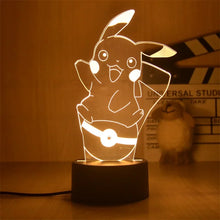 Lade das Bild in den Galerie-Viewer, Pokemon Anime Warmlicht Nachtlicht Deko Lampe