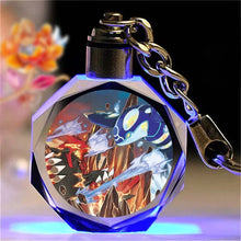 Lade das Bild in den Galerie-Viewer, Bunte Pokémon Pikachu Kristall Keychain Anhänger