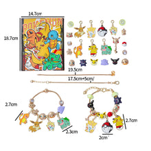 Lade das Bild in den Galerie-Viewer, Pokemon Adventskalender mit Schmuck Armband und Charms