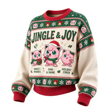 Lade das Bild in den Galerie-Viewer, Pokémon Weihnachts-Sweater – Weihnachtspullover mit Relaxo, Evoli, Gengar, Glurak und vielen weiteren Motiven