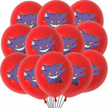 Lade das Bild in den Galerie-Viewer, Bunte Luftballons (12 oder 24 Stk.) für die Pokemon Geburtstagsfeier