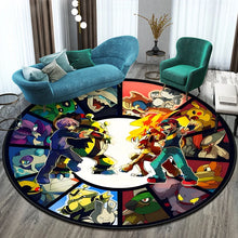 Lade das Bild in den Galerie-Viewer, Runder Pokemon Teppich in vielen Motiven Evoli, Aquana, Pokeball etc.