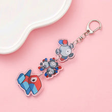 Lade das Bild in den Galerie-Viewer, Süße Pokeom Anime Acrylic Schlüsselanhänger Keychains