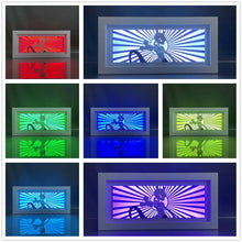 Lade das Bild in den Galerie-Viewer, Pokemon Gengar, Pikachu oder Mewto Bild mit LED Beleuchtung Lampe Licht