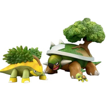 Lade das Bild in den Galerie-Viewer, Pokémon Chelterrar Torterra Entwicklungsreihe Figuren Set (ca. 2cm-11cm)