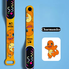Lade das Bild in den Galerie-Viewer, Bunte Pokemon LED Kinder Armbanduhren mit Farbdisplay