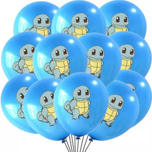 Lade das Bild in den Galerie-Viewer, Bunte Luftballons (12 oder 24 Stk.) für die Pokemon Geburtstagsfeier