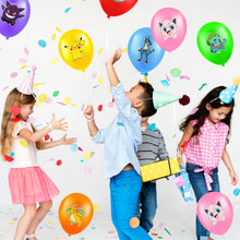 Lade das Bild in den Galerie-Viewer, 28 bunte Pokemon Luftballons für Geburtstag, Feier, Deko, Kindergeburtstag