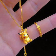 Lade das Bild in den Galerie-Viewer, Süße Pokemon Pikachu Halsketten oder Ringe