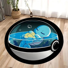 Lade das Bild in den Galerie-Viewer, Runder Teppich im Pokeball Look
