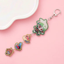 Lade das Bild in den Galerie-Viewer, Süße Pokeom Anime Acrylic Schlüsselanhänger Keychains