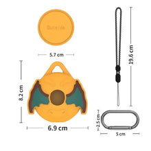 Lade das Bild in den Galerie-Viewer, Glurak, Gengar, Pikachu, Togepi oder Relaxo Schutzhülle für Pokemon Go Plus (runde Version)