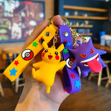 Lade das Bild in den Galerie-Viewer, Pikachu Gengar Glumanda Pummeluff Schlüsselanhänger Keychain