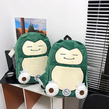 Lade das Bild in den Galerie-Viewer, Niedlicher Snorlax Relaxo Rucksack