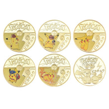 Lade das Bild in den Galerie-Viewer, Pokemon Münzen mit verschiedenen Pokemon Mewtu, Quajutsu, Pikachu Mew, Genesect u. a.