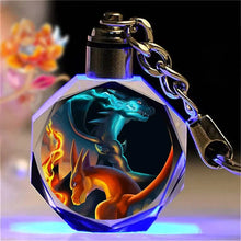 Lade das Bild in den Galerie-Viewer, Bunte Pokémon Pikachu Kristall Keychain Anhänger