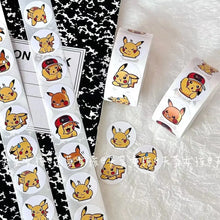 Lade das Bild in den Galerie-Viewer, Pikachu oder Pokemon Aufkleber 500 Stk. auf Rolle