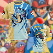 Lade das Bild in den Galerie-Viewer, Stylishe Bunte Sommer T-Shirts Trikots mit vielen Pokemon Motiven