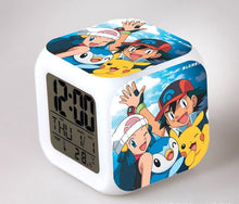 Lade das Bild in den Galerie-Viewer, Pokemon Anime Wecker mit LED und Alarm Funktion in vielen Motiven