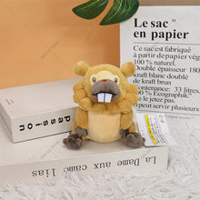 Lade das Bild in den Galerie-Viewer, Bidiza Bidoof Stofftier Pokemon (ca. 13cm)
