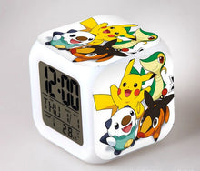 Lade das Bild in den Galerie-Viewer, Pokemon Anime Wecker mit LED und Alarm Funktion in vielen Motiven