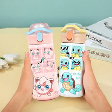 Lade das Bild in den Galerie-Viewer, Stylishe Pokemon Kawaii Thermo Trinkflasche (500ml)