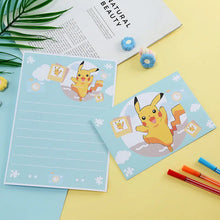 Lade das Bild in den Galerie-Viewer, 10Per Set Pokemon Pikachu Einladungskarten, Brief mit Umschlag