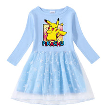 Lade das Bild in den Galerie-Viewer, Pokemon Pikachu Prinzessin Kleid für Kinder
