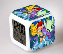 Lade das Bild in den Galerie-Viewer, Pokemon Anime Wecker mit LED und Alarm Funktion in vielen Motiven