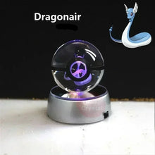 Lade das Bild in den Galerie-Viewer, Kristall Pokeball mit 3D Effekt Realxo Mewtu Pikachu uvm. kaufen