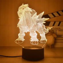 Lade das Bild in den Galerie-Viewer, Pokemon Anime Warmlicht Nachtlicht Deko Lampe