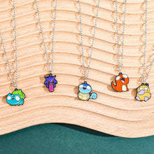 Lade das Bild in den Galerie-Viewer, Lustige Pokemon Halsketten, Bisasam, Enton, Gengar, Glumanda oder Schiggy