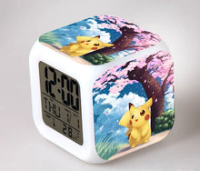 Lade das Bild in den Galerie-Viewer, Pokemon Anime Wecker mit LED und Alarm Funktion in vielen Motiven