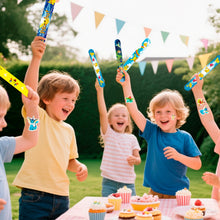 Lade das Bild in den Galerie-Viewer, Pokemon Party Set - 50x Aufkleber und 40x Armbänder für Geburtstag, Feier, Deko, Kinder Spielzeug