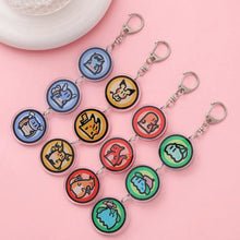 Lade das Bild in den Galerie-Viewer, Süße Pokeom Anime Acrylic Schlüsselanhänger Keychains