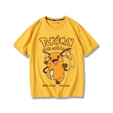 Lade das Bild in den Galerie-Viewer, Pokemon Pikachu Sommer T-Shirts mit kurzen Armen
