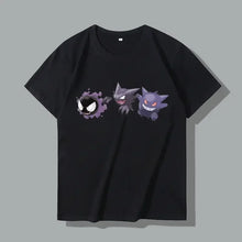 Lade das Bild in den Galerie-Viewer, Coole Pokemon Gengar Sommer T-Shirts