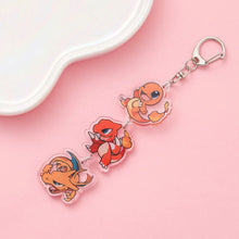 Lade das Bild in den Galerie-Viewer, Süße Pokeom Anime Acrylic Schlüsselanhänger Keychains