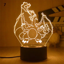 Lade das Bild in den Galerie-Viewer, Pokemon Anime Warmlicht Nachtlicht Deko Lampe