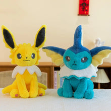 Lade das Bild in den Galerie-Viewer, XXL Aquana Vaporeon oder Blitza Jolteon Plüsch Pokemon (ca. 45/80cm)