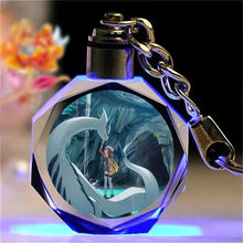 Lade das Bild in den Galerie-Viewer, Bunte Pokémon Pikachu Kristall Keychain Anhänger