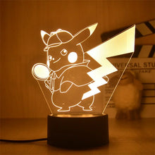 Lade das Bild in den Galerie-Viewer, Pokemon Anime Warmlicht Nachtlicht Deko Lampe