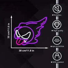 Lade das Bild in den Galerie-Viewer, Bisasam Bulbasaur oder Nebulak Gastly Neon Wandlicht