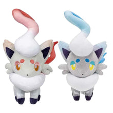Lade das Bild in den Galerie-Viewer, Schillernde Shiny Hisui-Zorua Plüsch Pokemon (ca. 28cm)