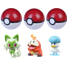 Lade das Bild in den Galerie-Viewer, Pokémon Karmesin und Purpur Figuren - Felori, Kwaks, Krokel ca. 4-5cm kaufen