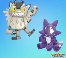 Lade das Bild in den Galerie-Viewer, MEGA Pokemon Klemm-Baustein Sets (Zigzachs und Machollo oder Mauzi und Toxel)