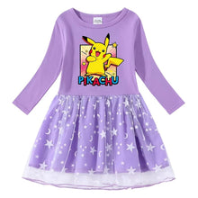 Lade das Bild in den Galerie-Viewer, Pokemon Pikachu Prinzessin Kleid für Kinder